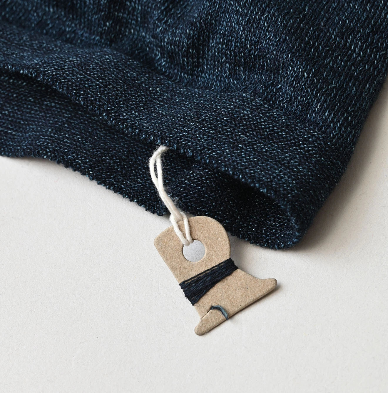 45R Indigo Super Gauze M-turtleneck