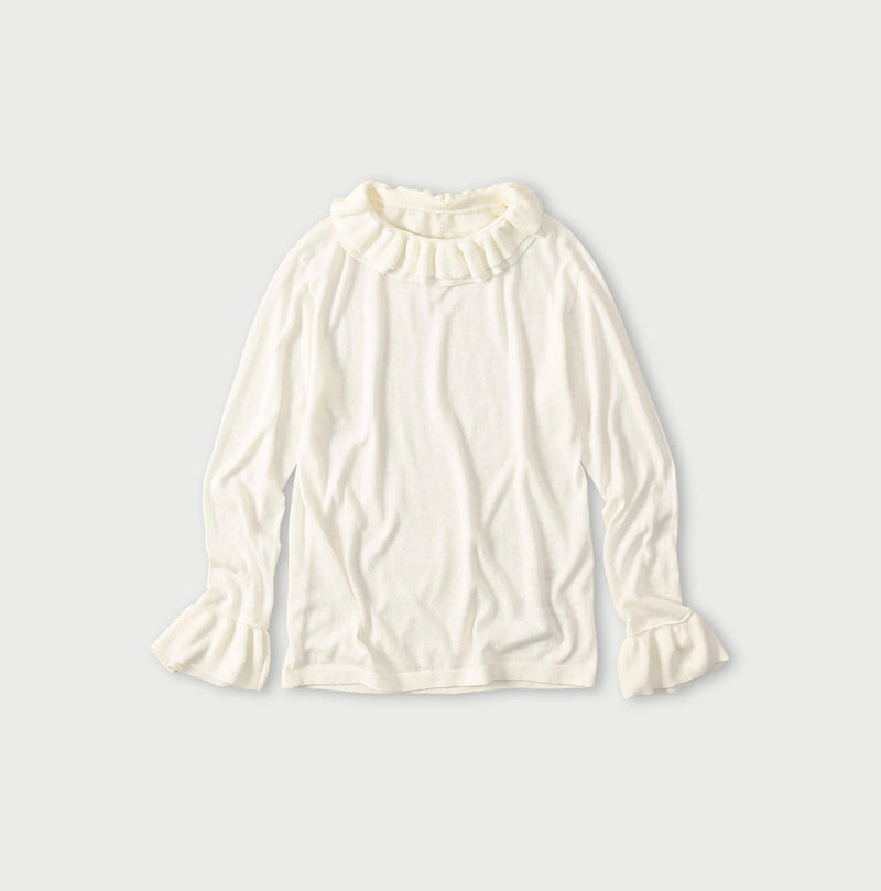 45R Super Gauze Frill T-Shirt - Image 1