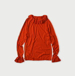 45R Super Gauze Frill T-Shirt