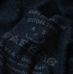 45R Indigo Super Gauze Frill T-Shirt