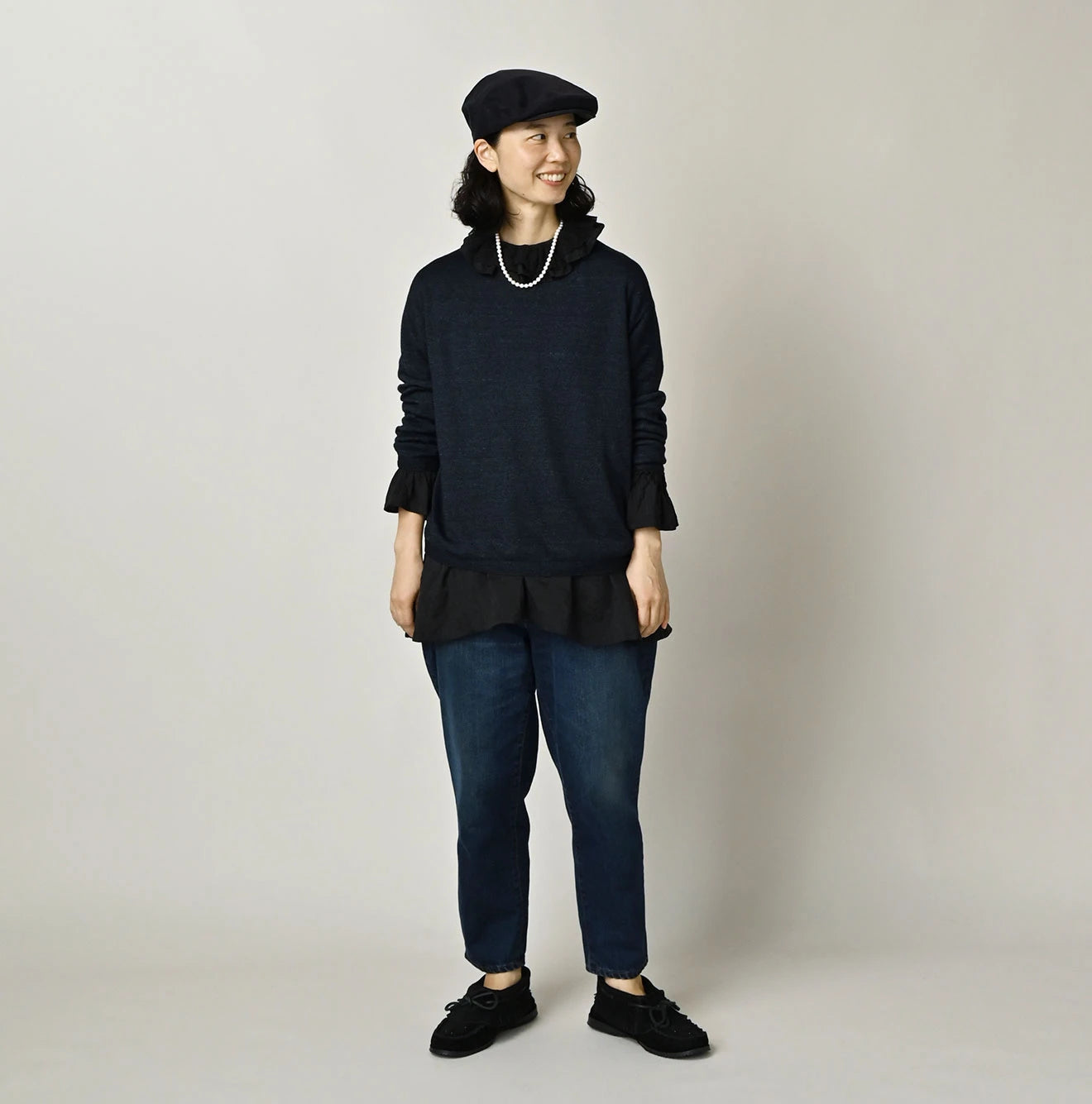 45R Indigo Super Gauze 908 Crewneck - Image 2
