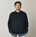 45R Indigo Super Gauze 908 Crewneck