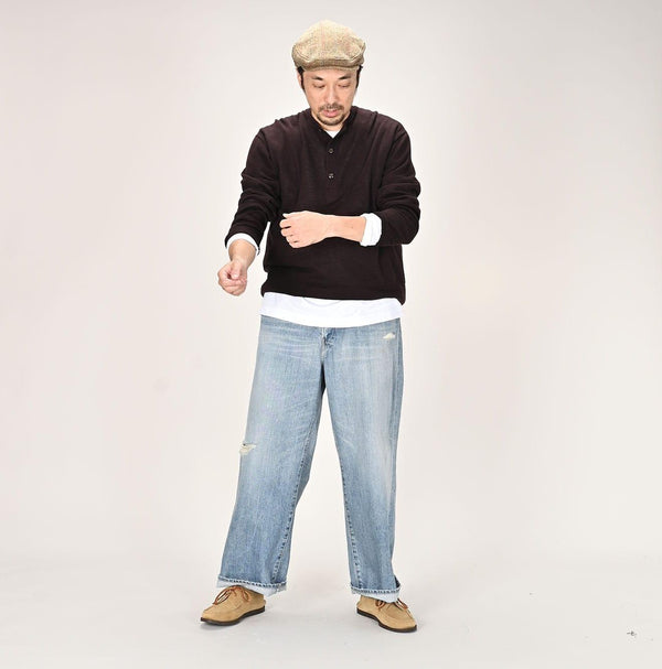 Super Gauze 908 Henley - 45R by 45rpm studio