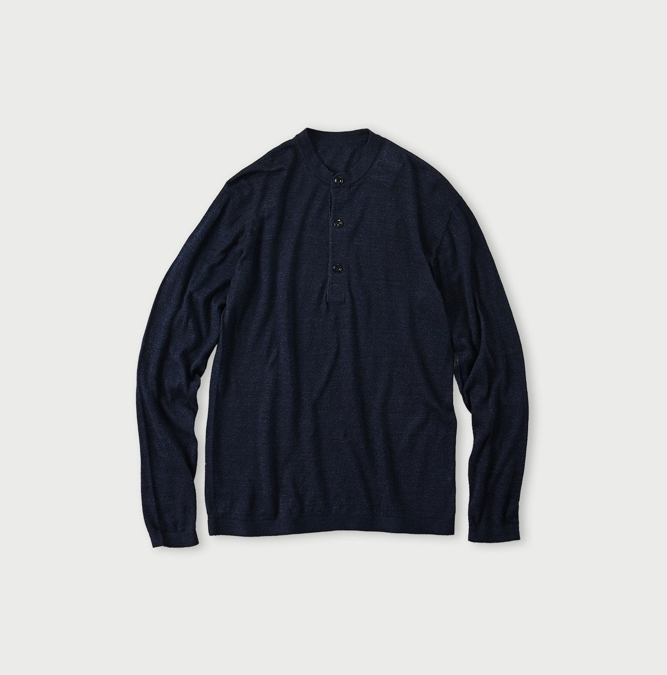 45R Indigo Super Gauze 908 Henley