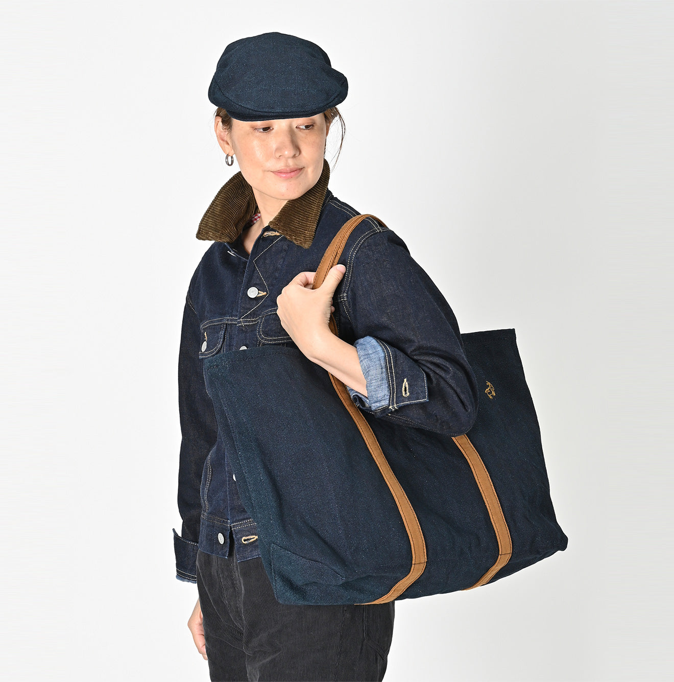 Indigo No.2 Canvas Tote Bag 28L