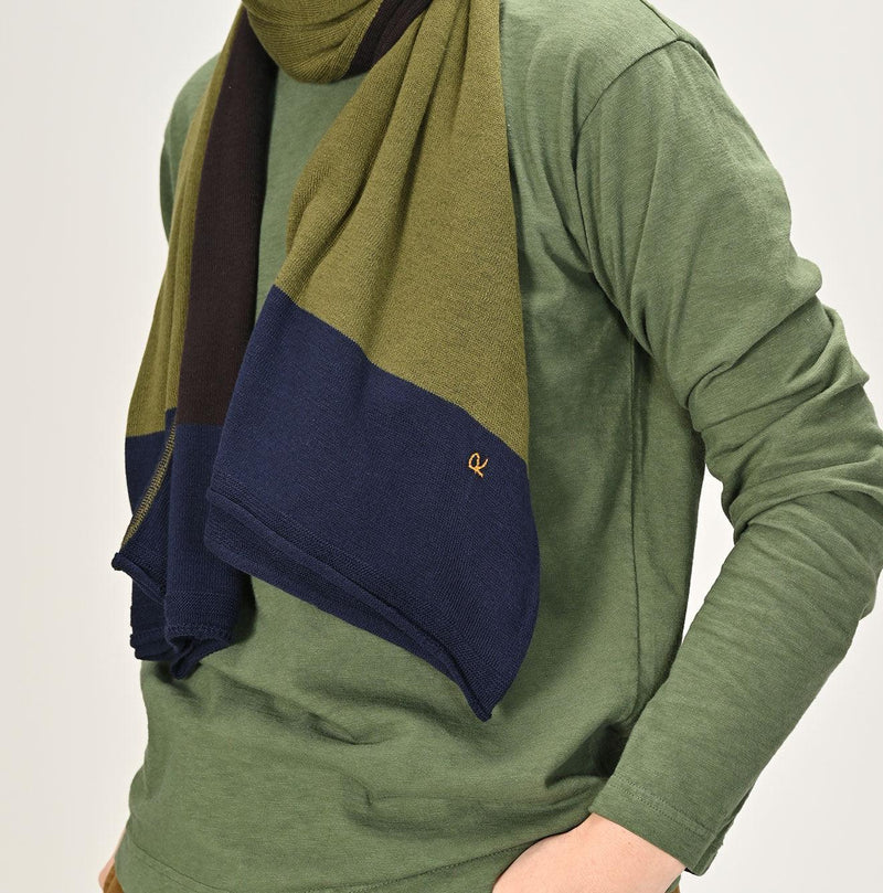 Super Gauze Tricolor Muffler - 45R by 45rpm studio - Image 6