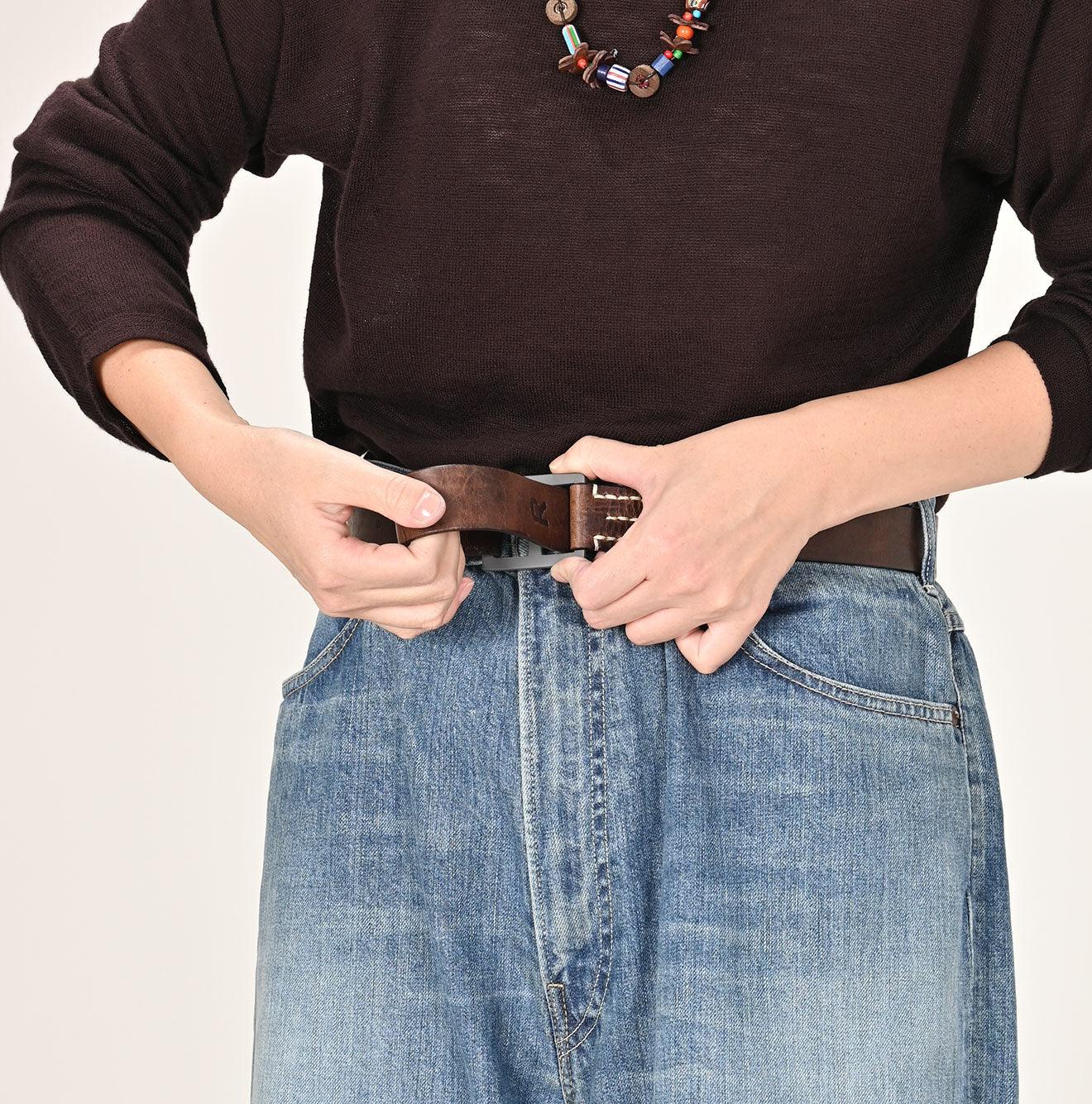 Vintage Leather Belt - 45R by 45rpm studio - Image 7