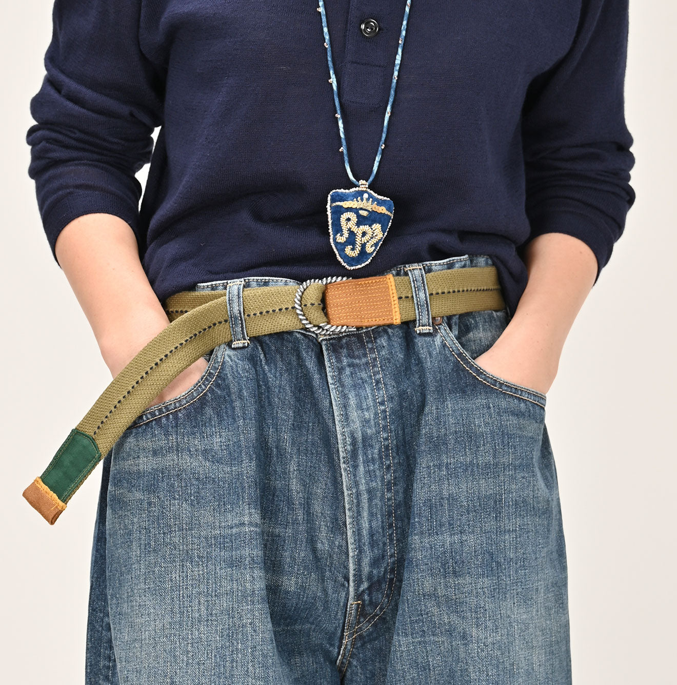 45R Military Tubular Knit Belt