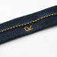 45R Indigo Military Tubular Knit Belt