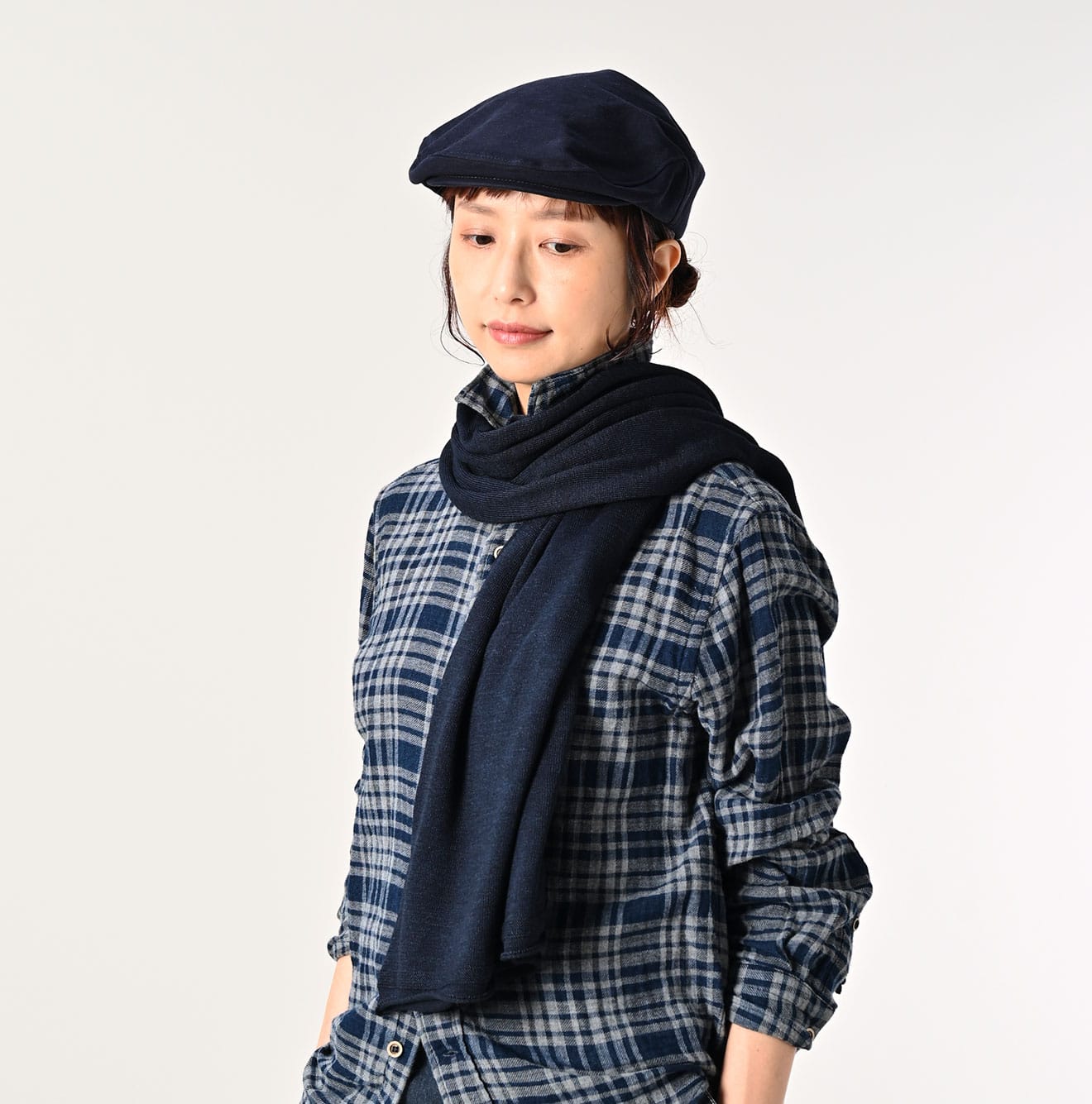 Indigo Super Gauze Muffler