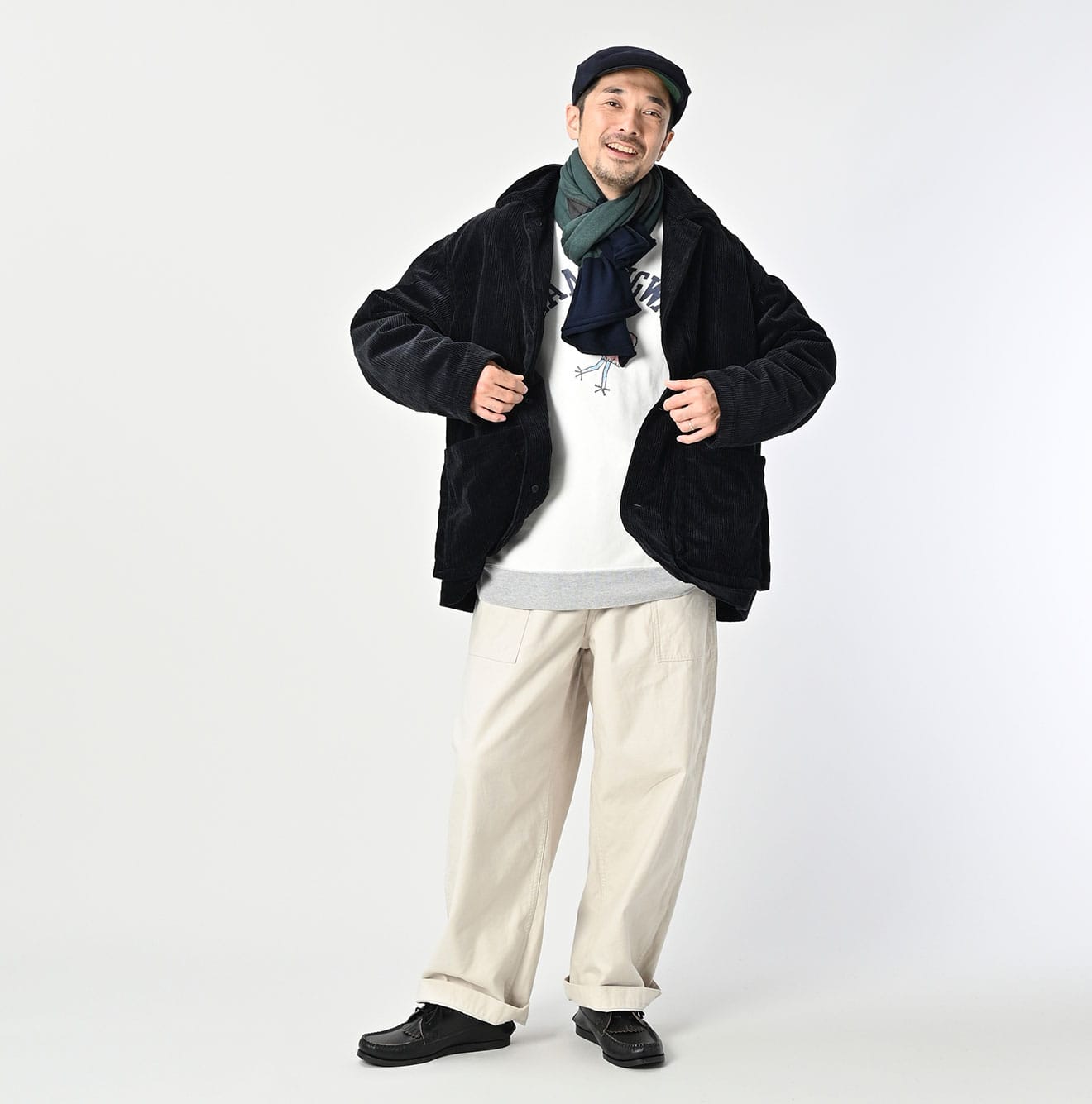 Super Gauze Tricolor Muffler - Image 4