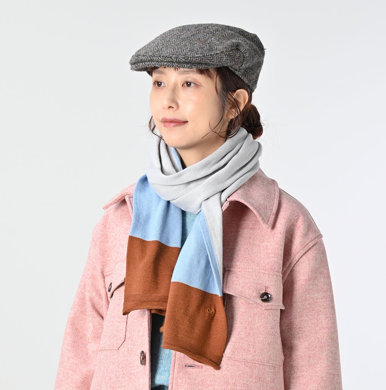 Super Gauze Tricolor Muffler - Image 6