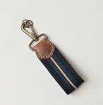 45R Indigo Regimental Knit Key Holder