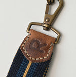 45R Indigo Regimental Knit Key Holder