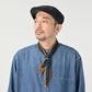 45R Indigo Tweed Denim Tie