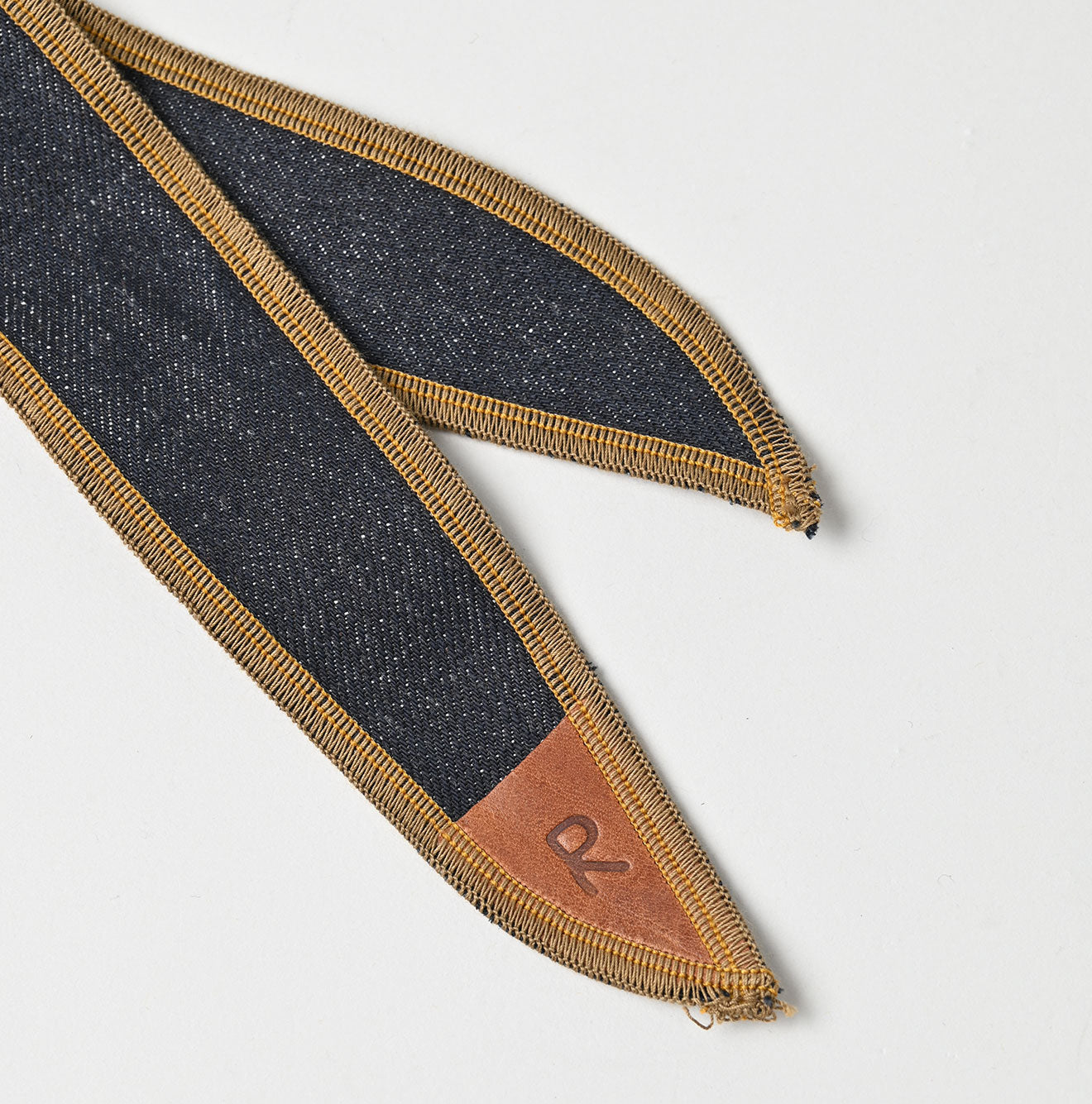 45R Indigo Tweed Denim Tie