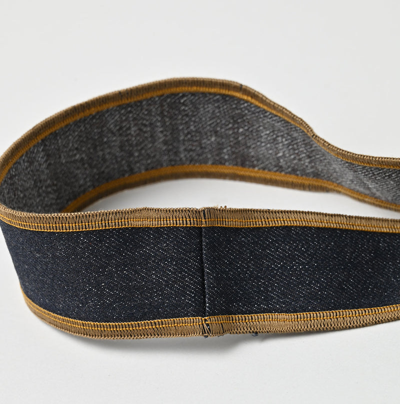 45R Indigo Tweed Denim Tie