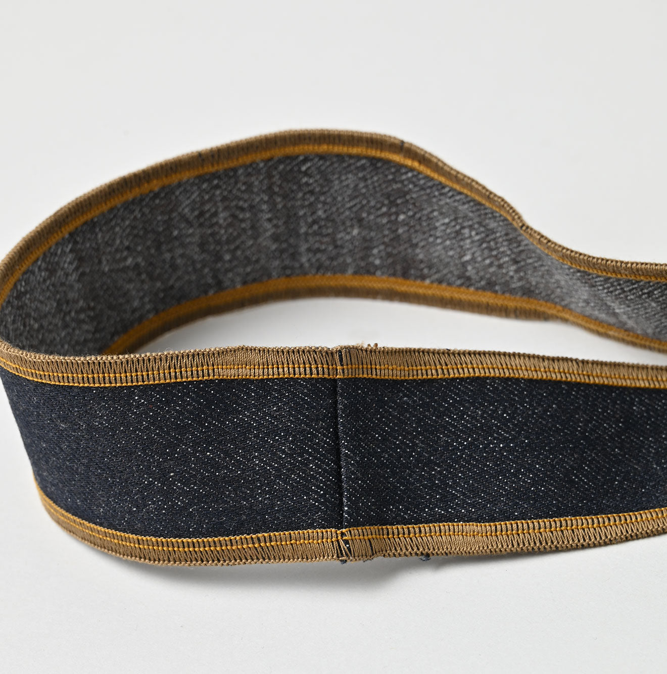 45R Indigo Tweed Denim Tie