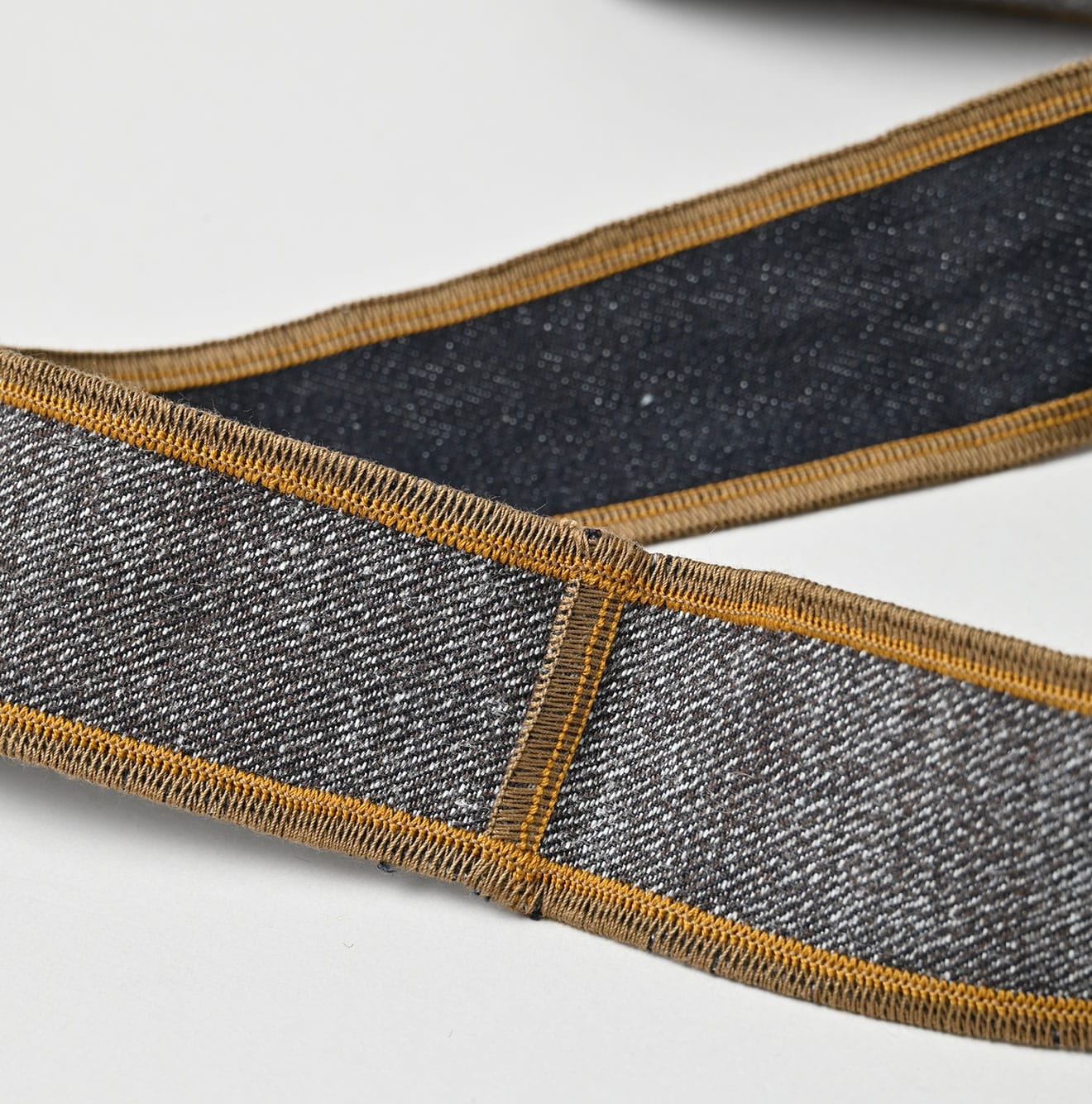 45R Indigo Tweed Denim Tie