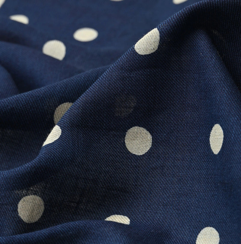 45R Indigo Supima Twill Korokoro Bandana - Image 6