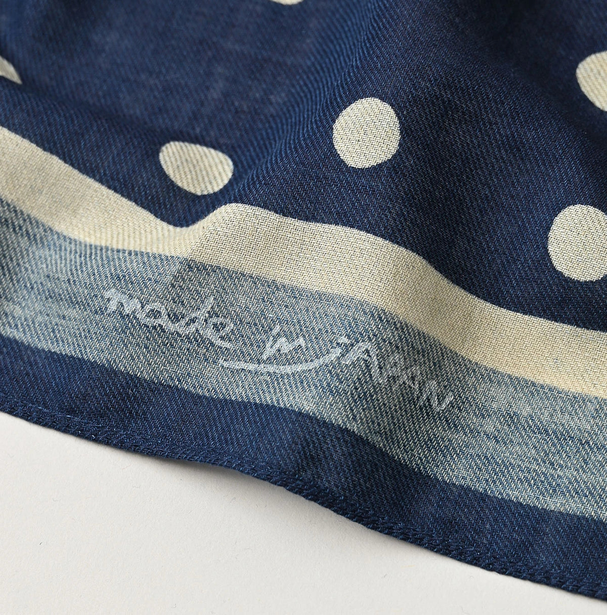 45R Indigo Supima Twill Korokoro Bandana