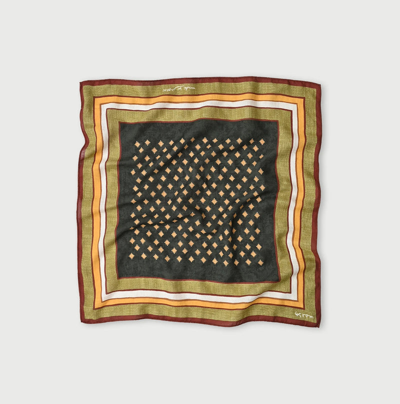 45R Supima Twill Square Komon Bandana - Image 2