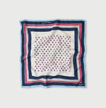 45R Supima Twill Square Komon Bandana