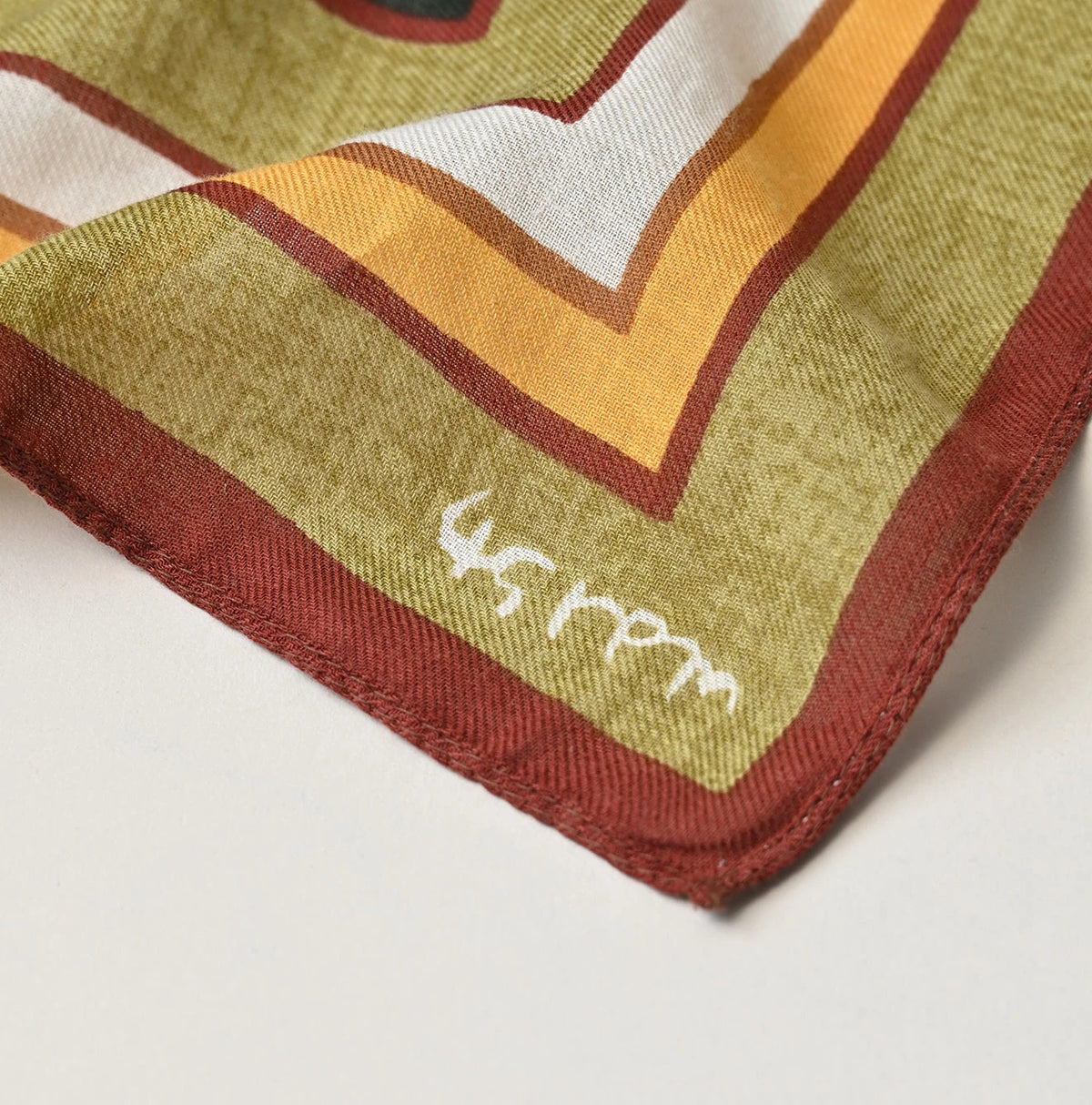 45R Supima Twill Square Komon Bandana - Image 7
