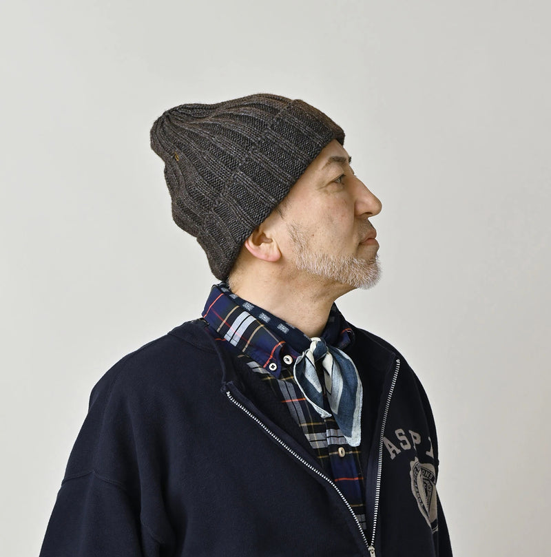45R Indigo Supima Twill Square Komon Bandana - Image 4