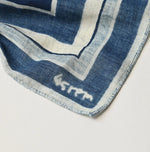 45R Indigo Supima Twill Square Komon Bandana