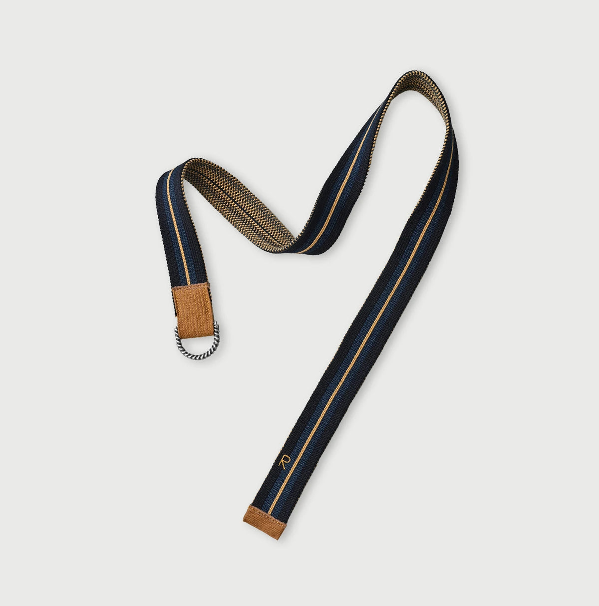45R Indigo Regimental Knit Belt - Image 1