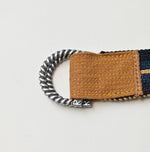 45R Indigo Regimental Knit Belt
