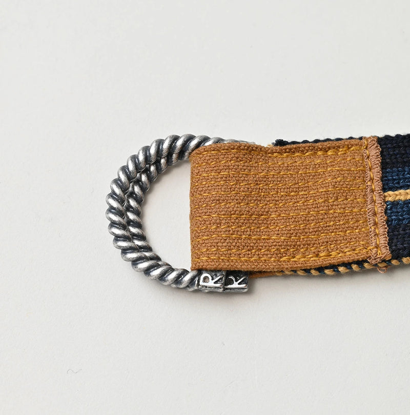 45R Indigo Regimental Knit Belt - Image 5