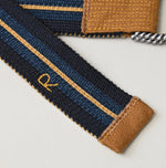 45R Indigo Regimental Knit Belt