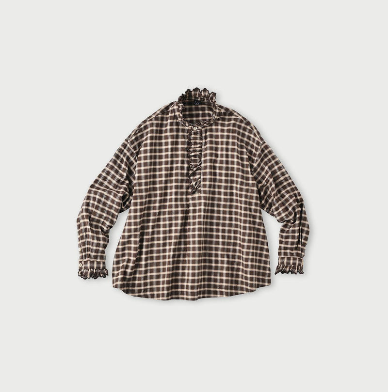 Light Oxford Cutwork Pullover Shirt - 45R by 45rpm studio