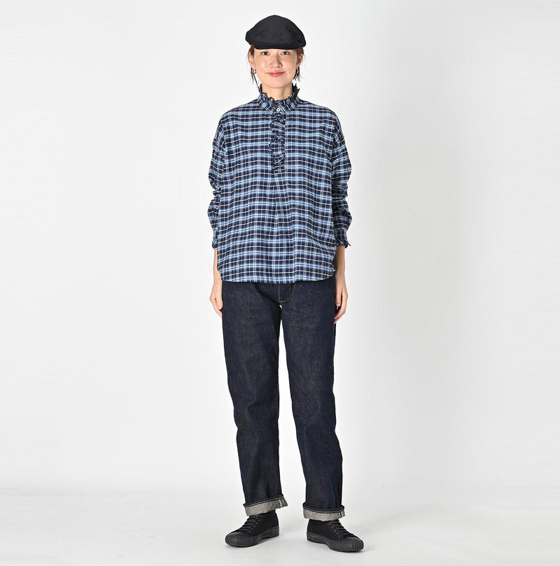 Light Oxford Cutwork Pullover Shirt - 45R by 45rpm studio
