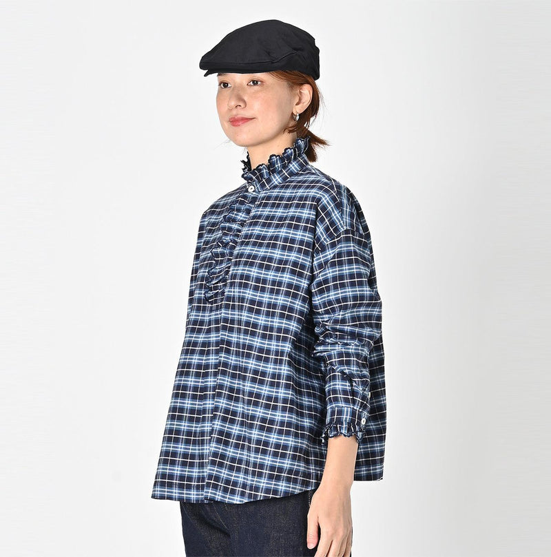 Light Oxford Cutwork Pullover Shirt - 45R by 45rpm studio