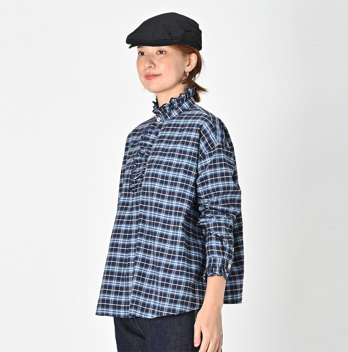 Light Oxford Cutwork Pullover Shirt - 45R by 45rpm studio