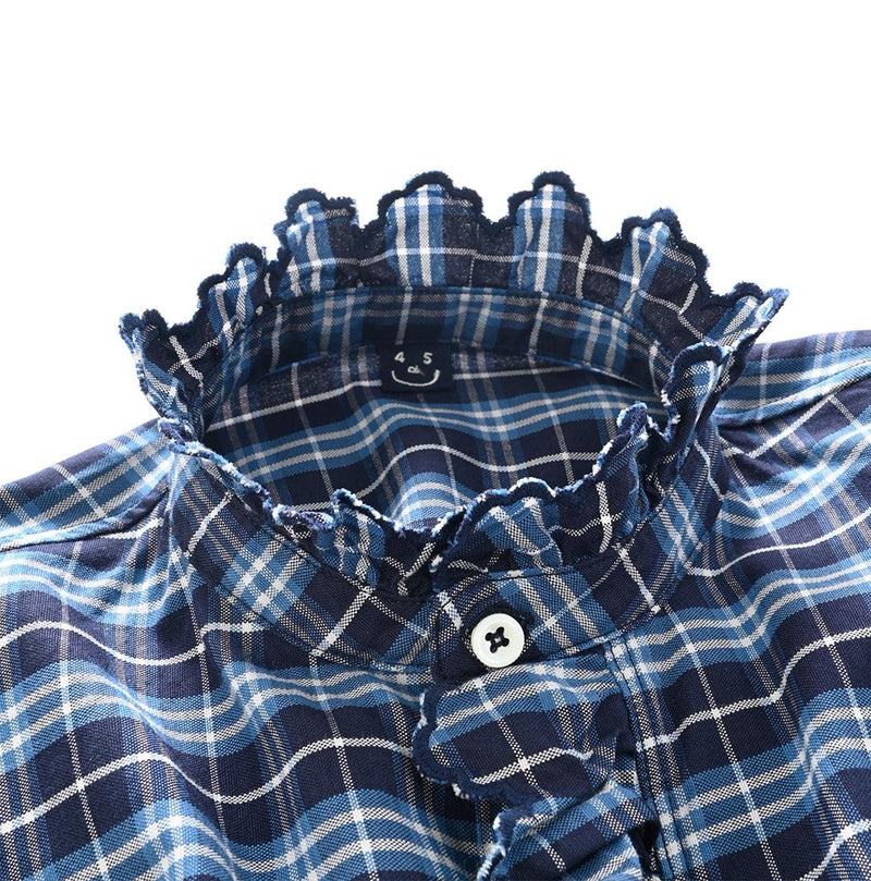Light Oxford Cutwork Pullover Shirt - 45R by 45rpm studio