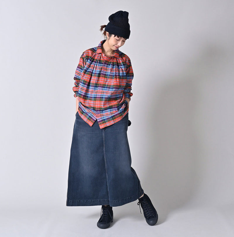 504-Oxford 908 Tuck Buttondown Blouse - Image 4