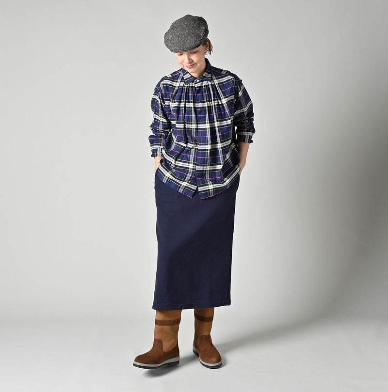 504-Oxford 908 Tuck Buttondown Blouse - Image 3