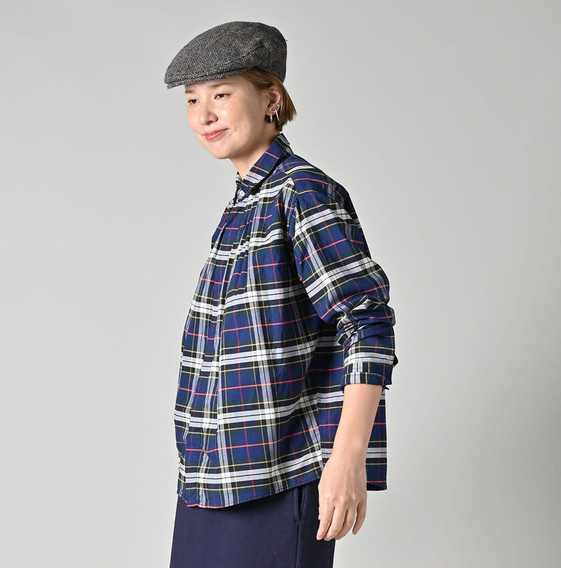 45R 504-Oxford 908 Tuck Buttondown Blouse