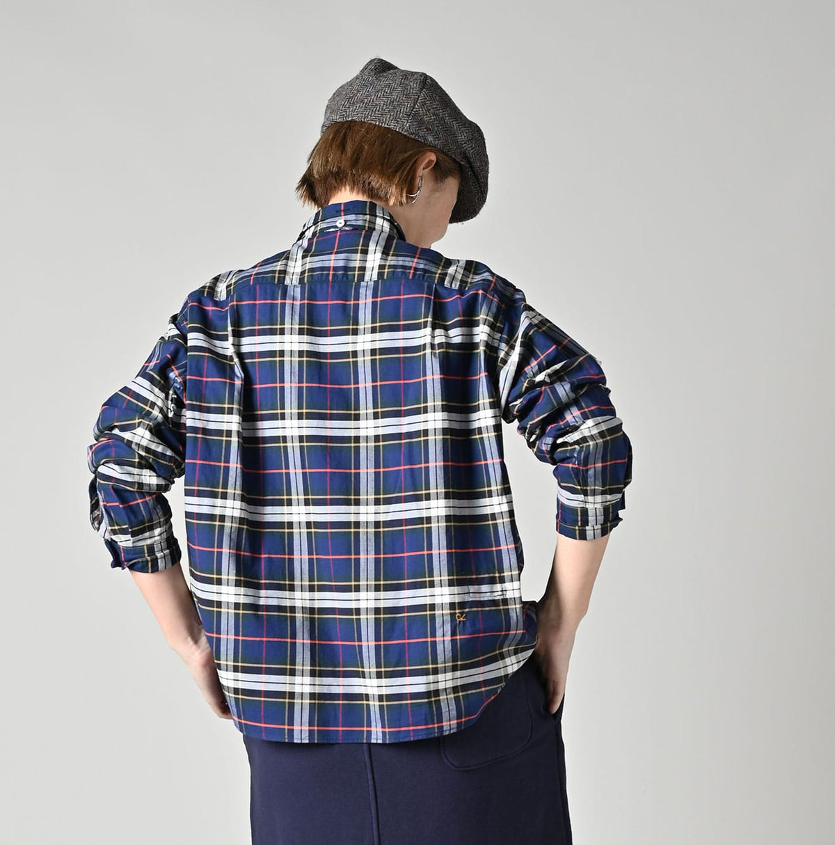 45R 504-Oxford 908 Tuck Buttondown Blouse