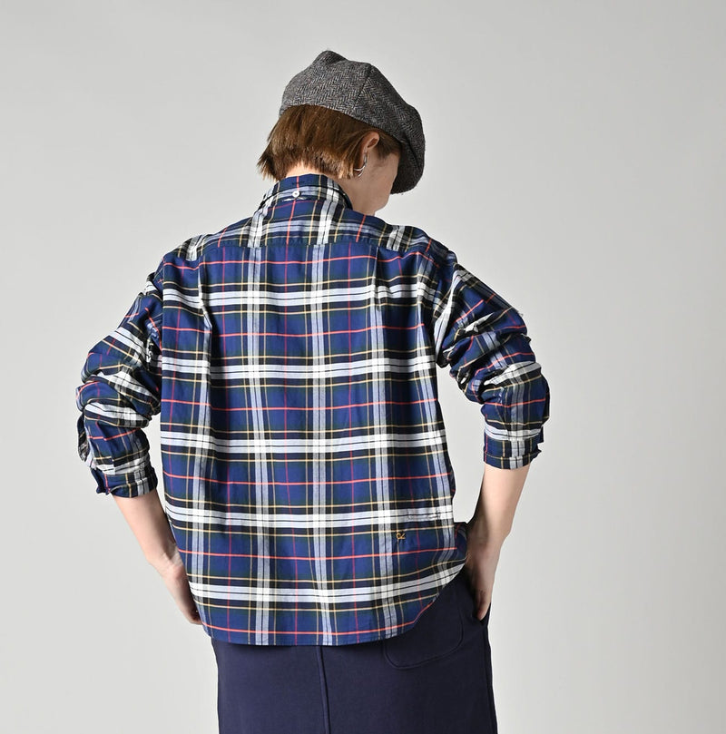 45R 504-Oxford 908 Tuck Buttondown Blouse - Image 7