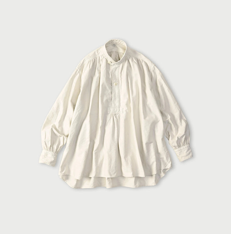 45R Yoko Sateen Shawl Collar Blouse - Image 1