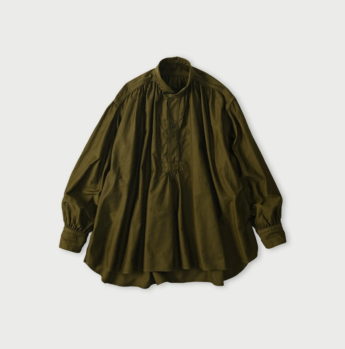 45R Yoko Sateen Shawl Collar Blouse