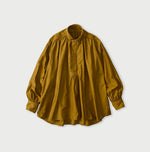45R Yoko Sateen Shawl Collar Blouse