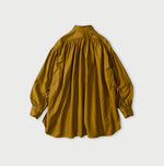 45R Yoko Sateen Shawl Collar Blouse