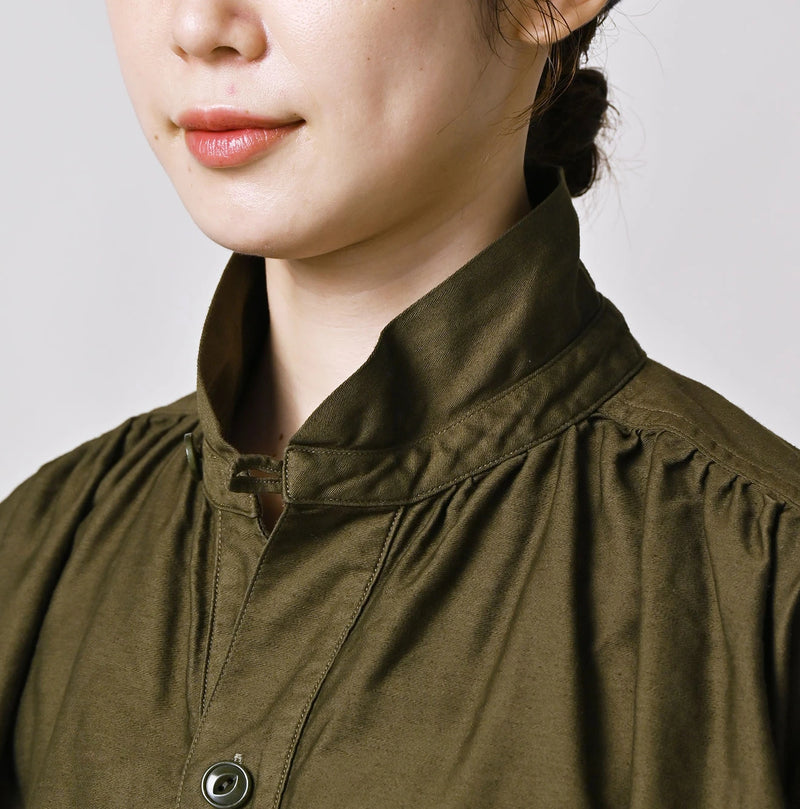 45R Yoko Sateen Shawl Collar Blouse - Image 9