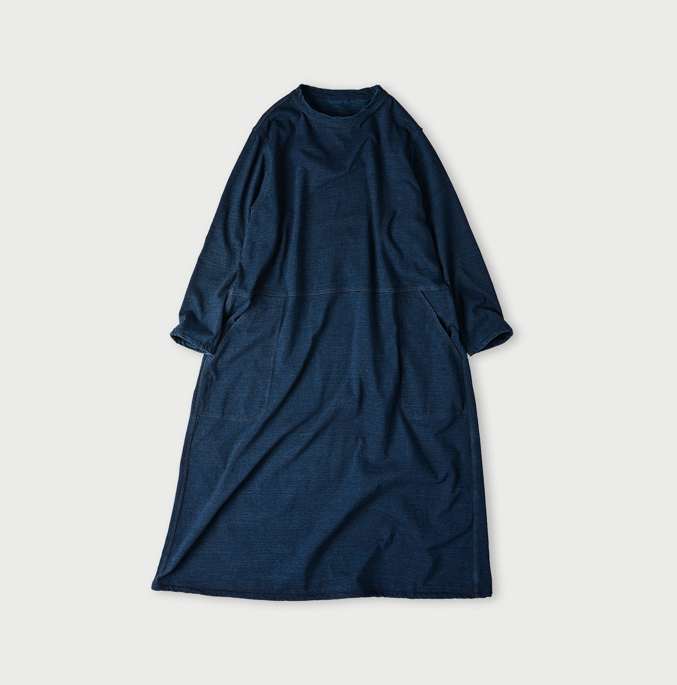 45R Indigo Dekoboko Tenjiku Dress